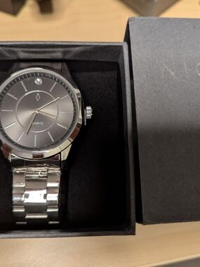 Nic And Syd Silver Stainless Steel Quartz Watch